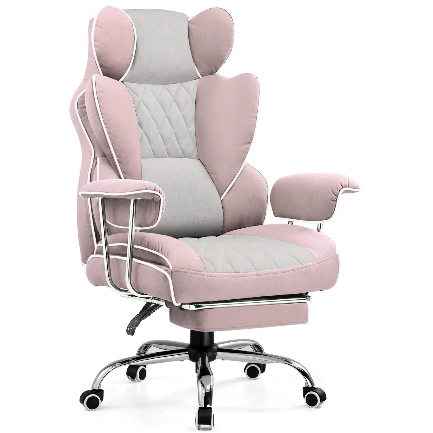 COMHOMA Ergonomic Office Chair With Footrest Lumbar Support