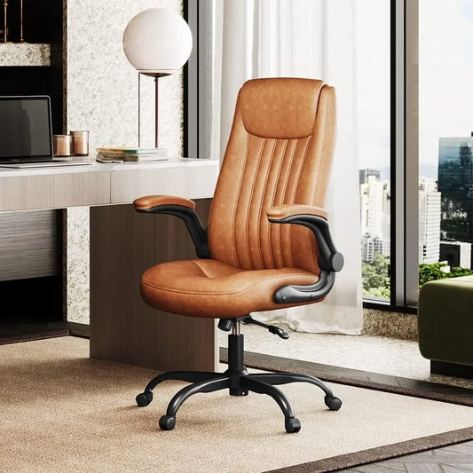 Ergonomic High Back Office Chair With Adjustable Armrests