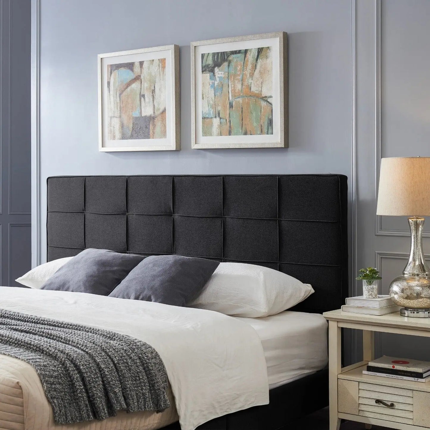Contemporary Upholstered King/Cal King Headboard