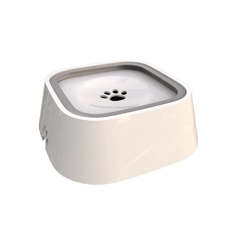1.5L Dog Drinking Water Bowls Floating Non-Wetting Mouth Cat