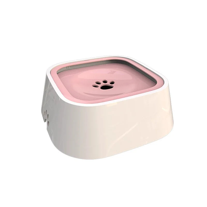 1.5L Dog Drinking Water Bowls Floating Non-Wetting Mouth Cat