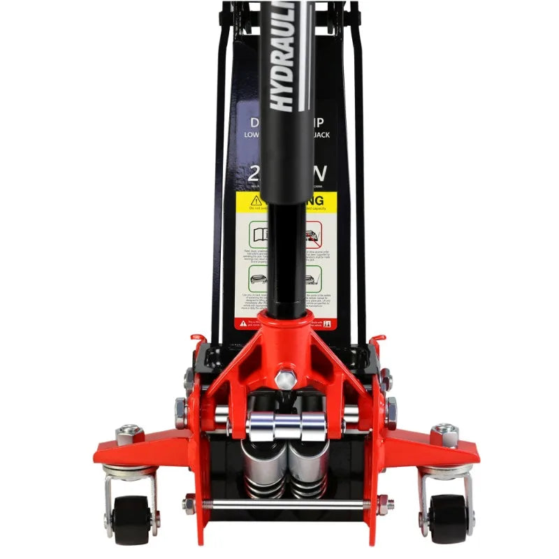 2.5 Ton Low Profile Hydraulic Jack with Dual Piston Fast Lift Pump Lifting Range 3.5 to 19.5 Inches