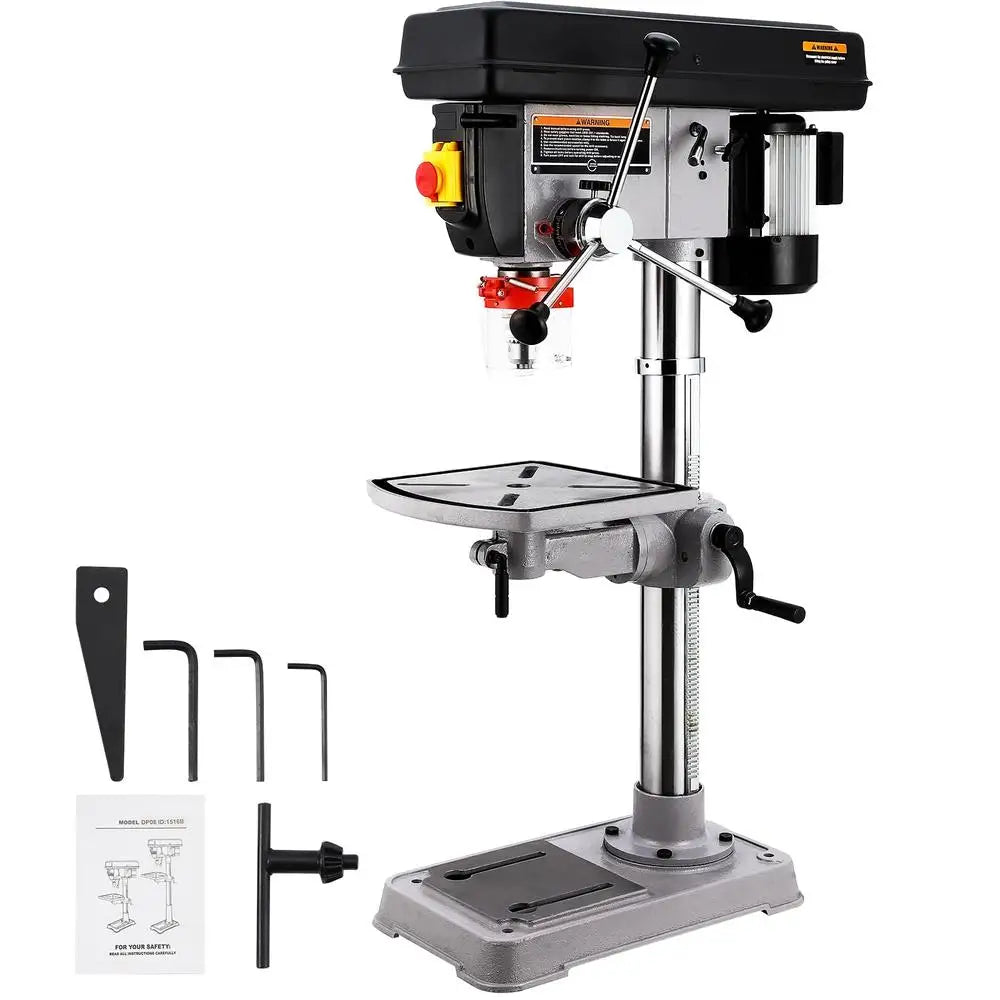 15in Benchtop Drill Press 7.5A Pure Copper Motor Machine