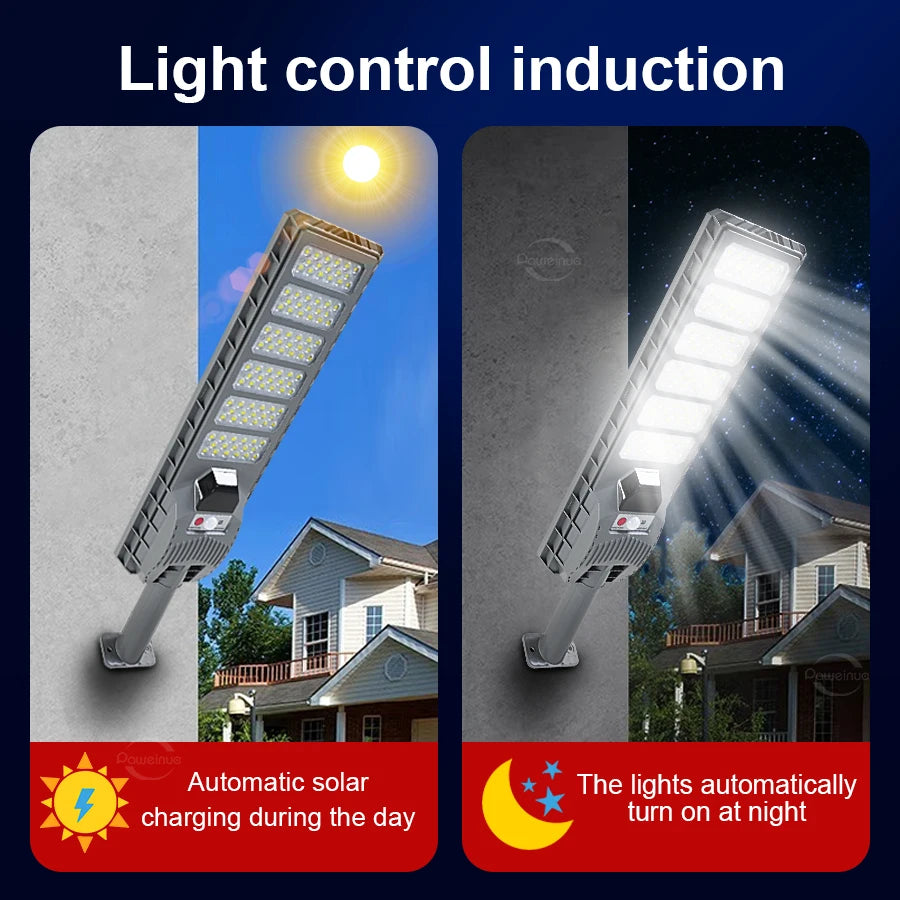 2024 Newest 600W LED Outdoor Solar Lights Motion Sensor