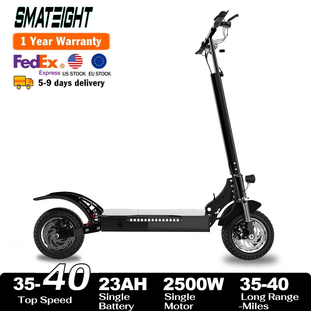 Hign Concerned 52V Electric Scooter 2500W Up 50 Miles