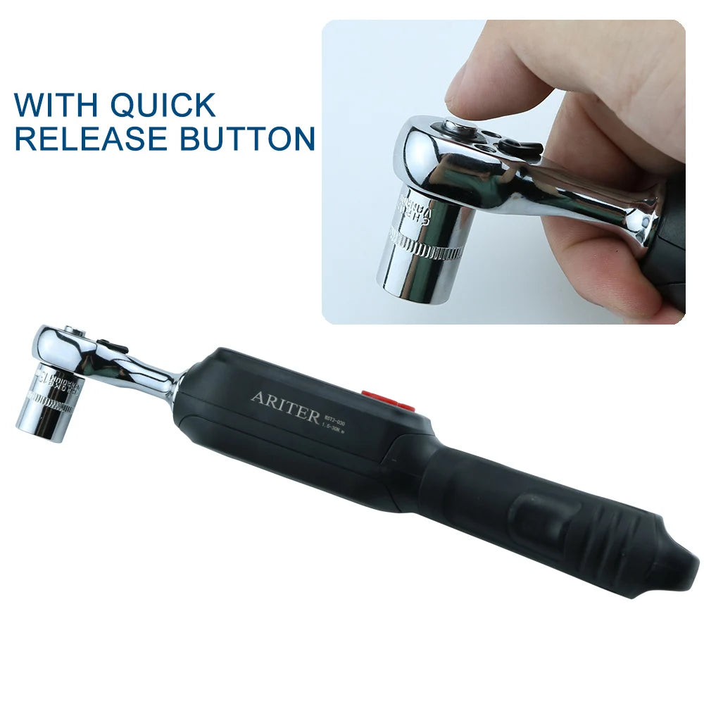 ARITER Mini Digital Torque Wrench 1/4‘’ 3/8‘’ Professional Adjustable Bike Car Repair Torque Wrench Hand Tools