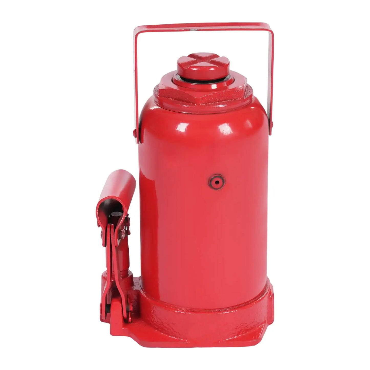 Hydraulic Welded Bottle Jack 30 Ton Capacity for Auto Repair and House Lift Red