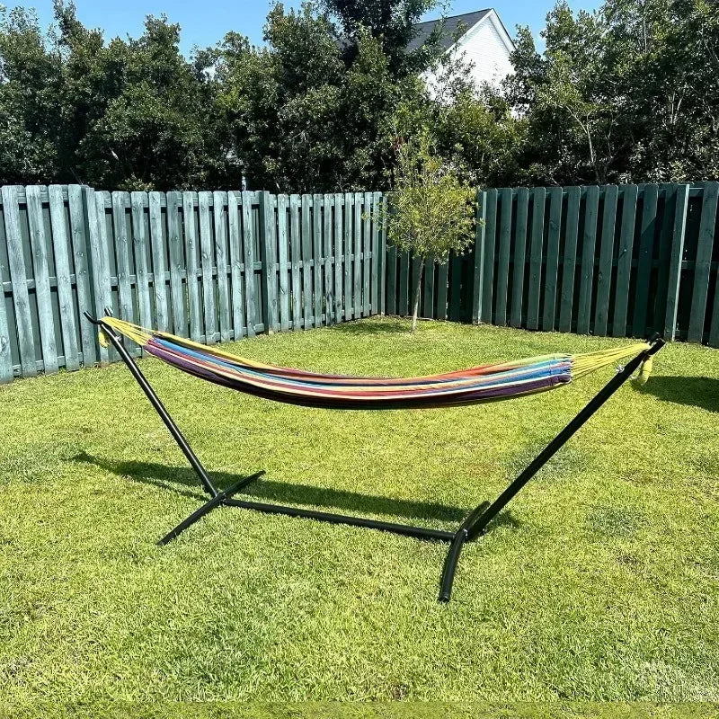 Best seller Hot Sale Double Hammock Premium Carry Bag Included and Two Anti Roll Balance with Stand Included 450lb Capacity Ste