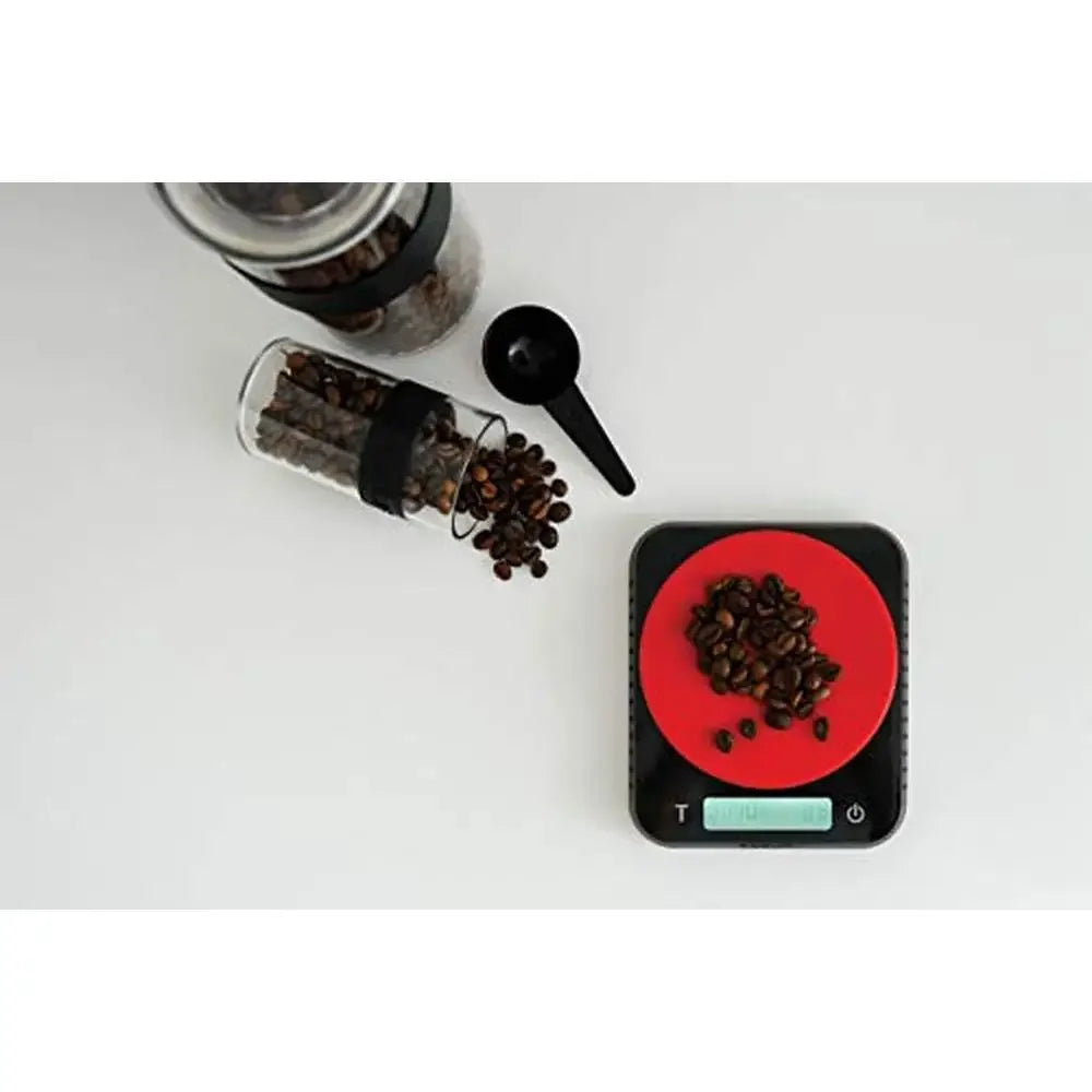 Digital Food Scale with Backlit Timer 11 Lbs. Capacity Black Precision Cooking and Baking Scale