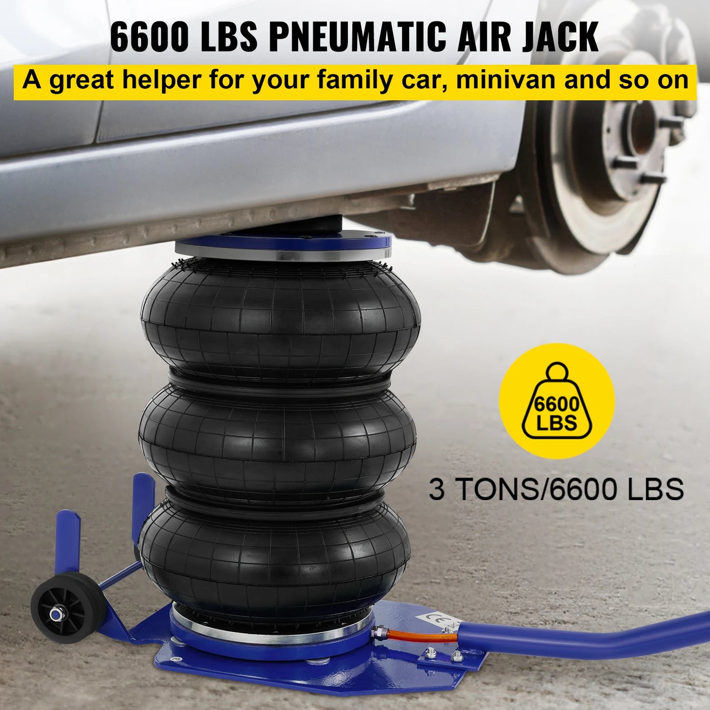SucceBuy Pneumatic Air Jack Lifter For Cars And Trucks