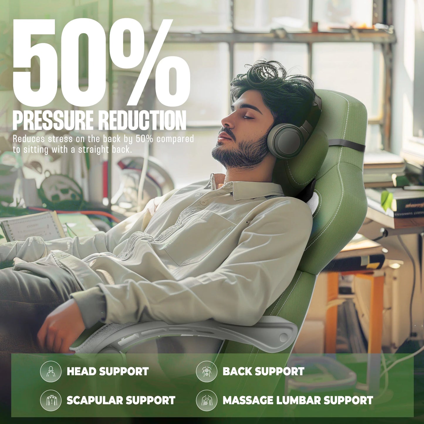 Dowinx Fabric Gaming Chair with Footrest Big and Tall Design for Heavy People Computer PC Gamer Chair for Adults