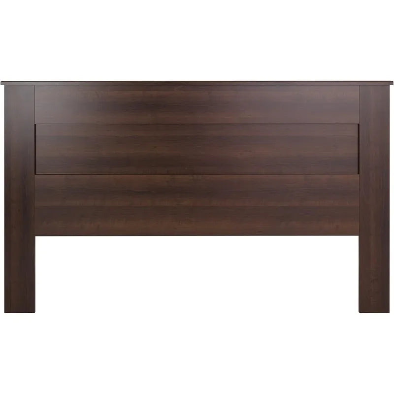 Prepac Stylish Flat Wood Panel King Size Headboard Espresso Finish 81 Inches Wide 48 Inches High