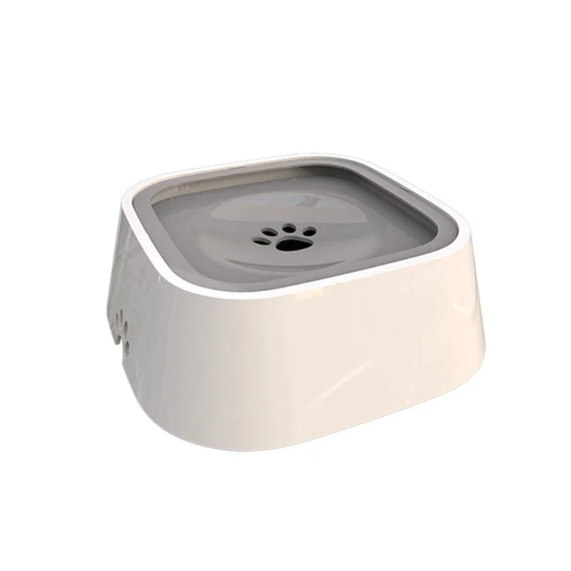 1.5L Dog Drinking Water Bowls Floating Non-Wetting Mouth Cat