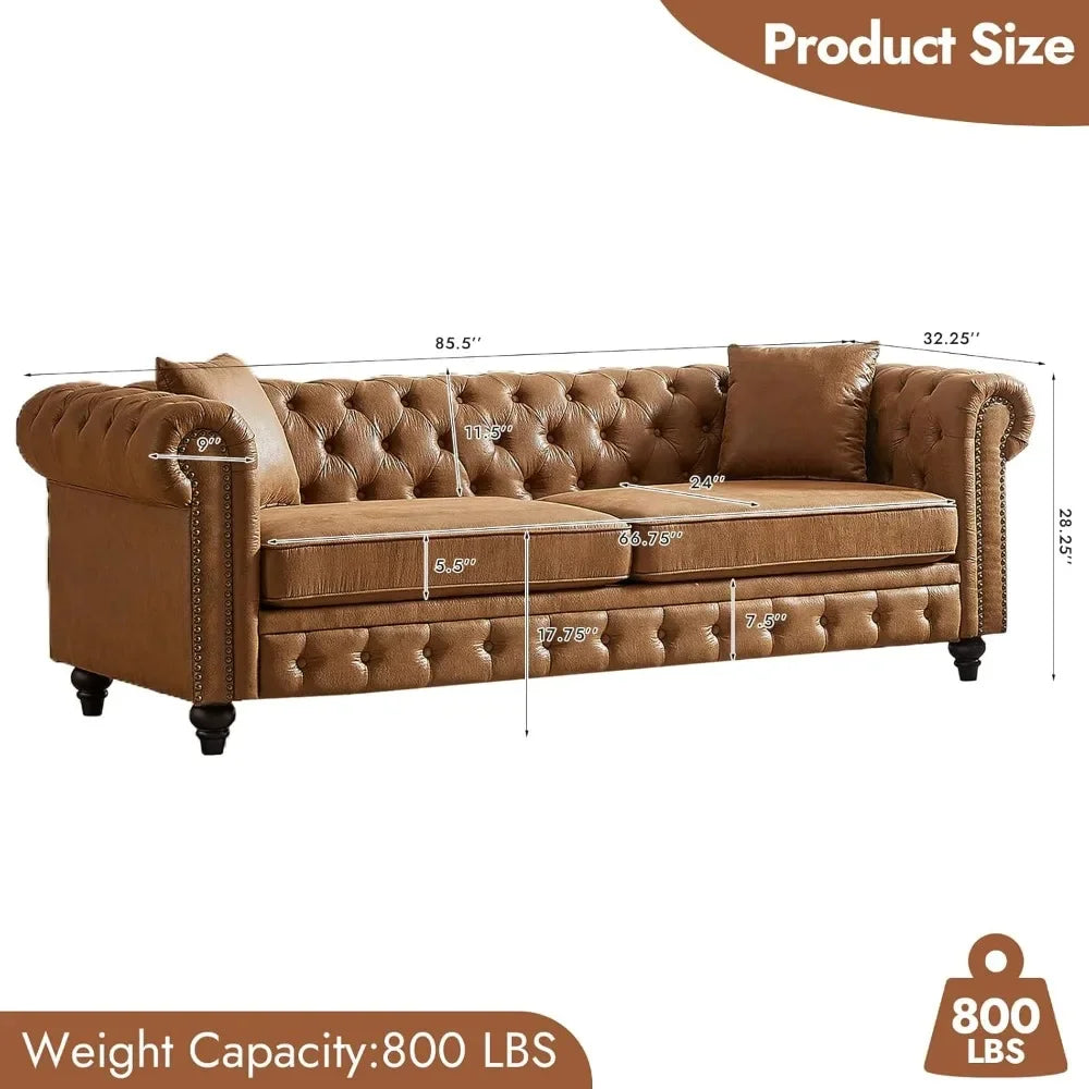Modern Chesterfield Sofa – Elegant and Comfortable Seating