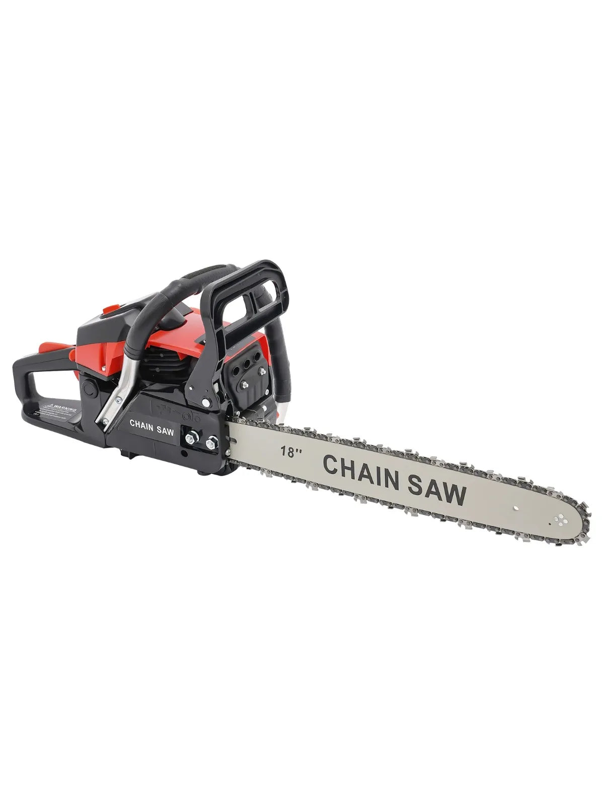 18 inch Chainsaw Gas Powered 2-Stroke 58CC 4.4HP Handheld Cordless Gasoline Chain Saws for Trees Wood Forest Cutting