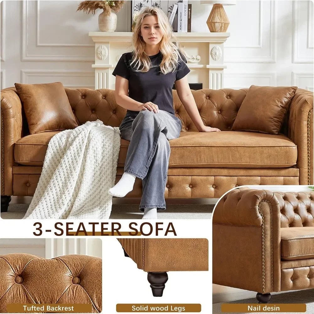 Modern Chesterfield Sofa – Elegant and Comfortable Seating