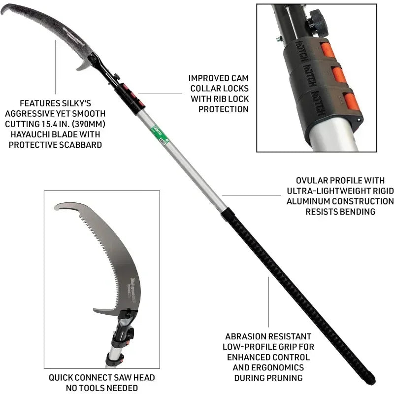 Best seller NEW 21' Sentei 4 Section Telescoping Aluminum Polesaw (4177-39)High Speed Steel new