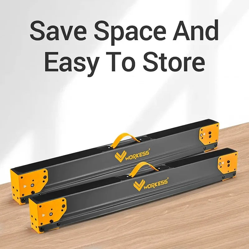 Saw Horses 2 Pack Folding Heavy Duty Sawhorse Table 2600 Lbs Load Capacity