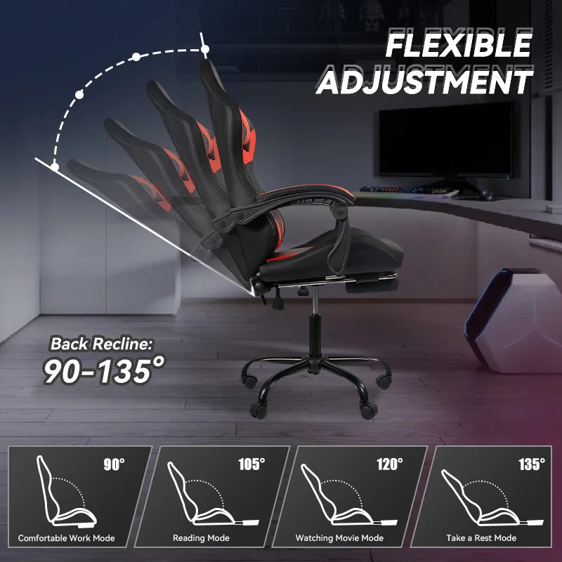 Nalupatio Ergonomic Office Chair Leather Esports Gaming