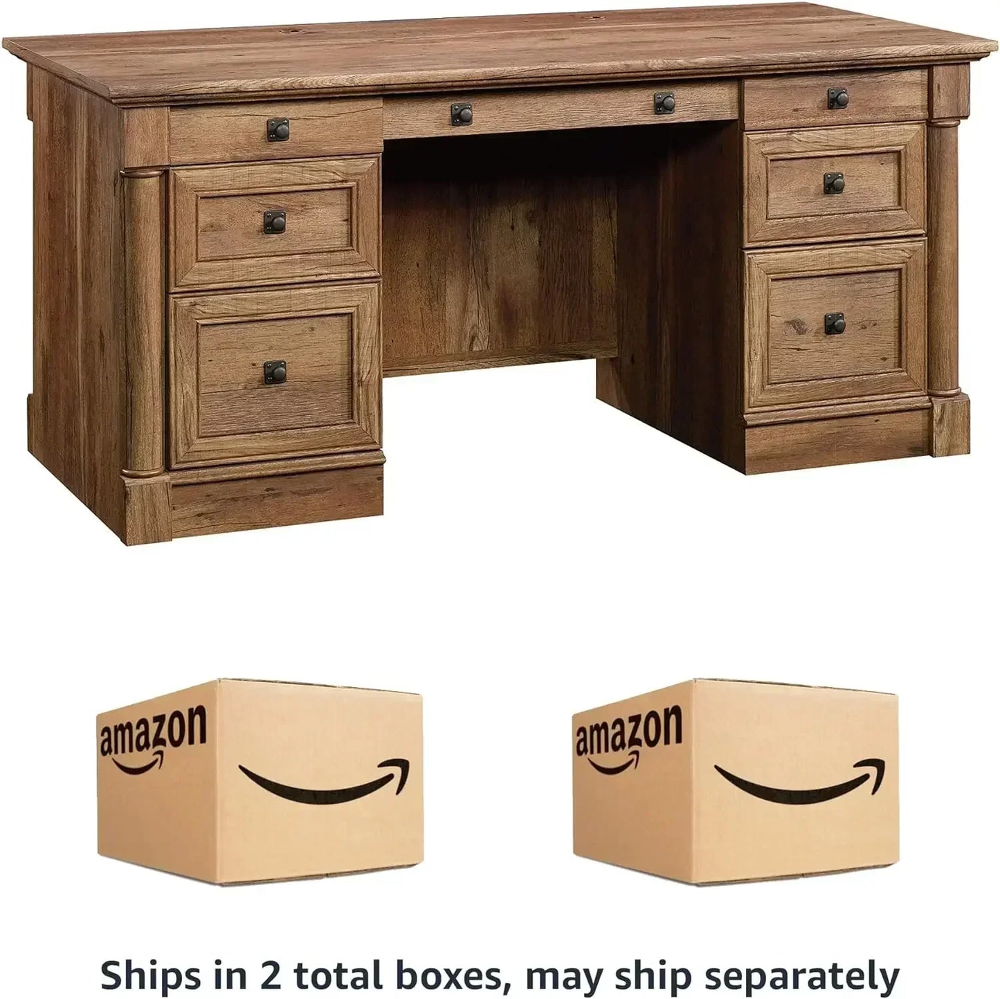 XMSJ Palladia Executive Desk Engineered Wood Office Furniture