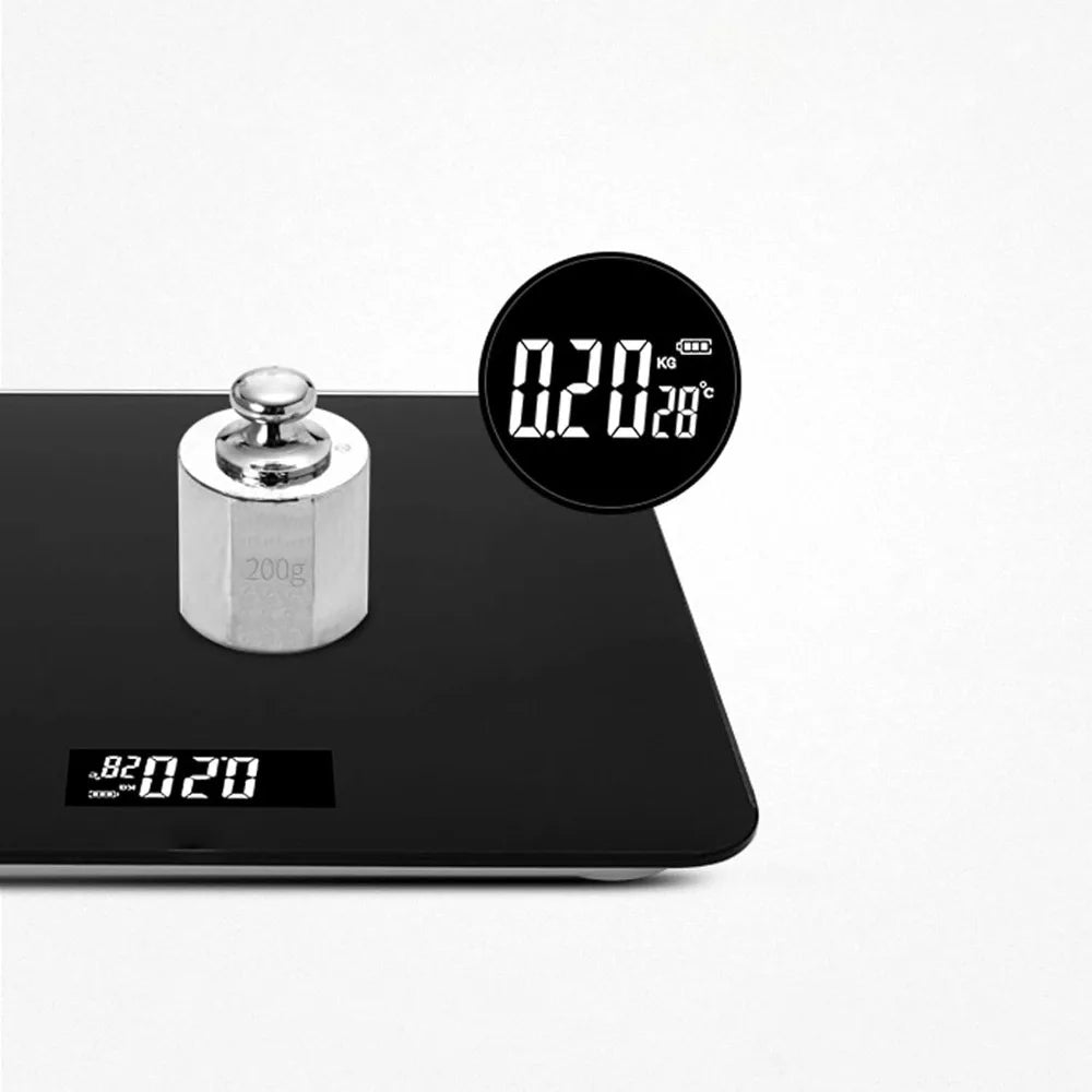 Digital Bathroom Scales Digital Electronic Weight Scale Glass Bathroom Home Use Floor Weight Scale LCD Display Weighing Supplies