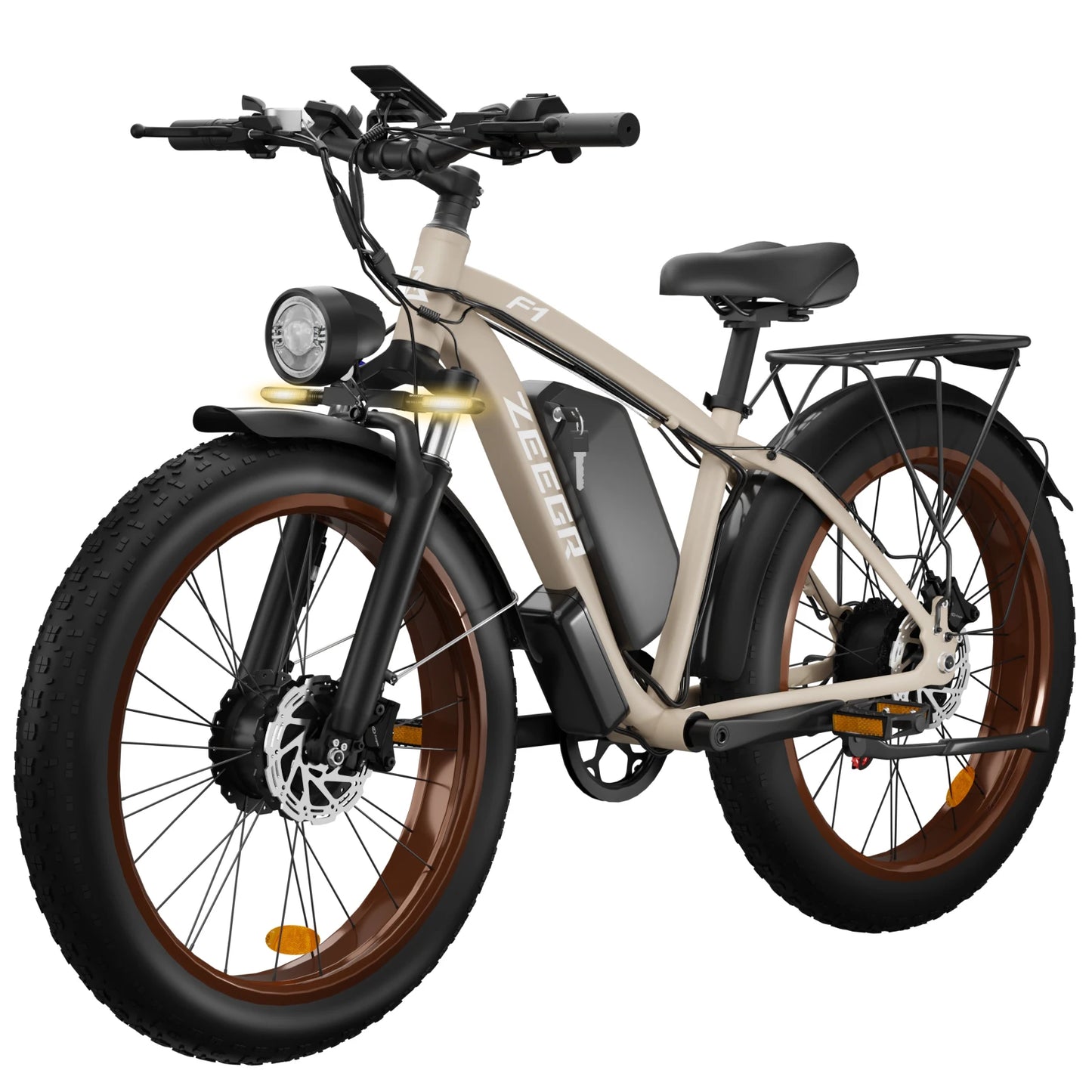 ZEEG F1 48V 2000W DualMotorizedHighPower FatTire Ebike