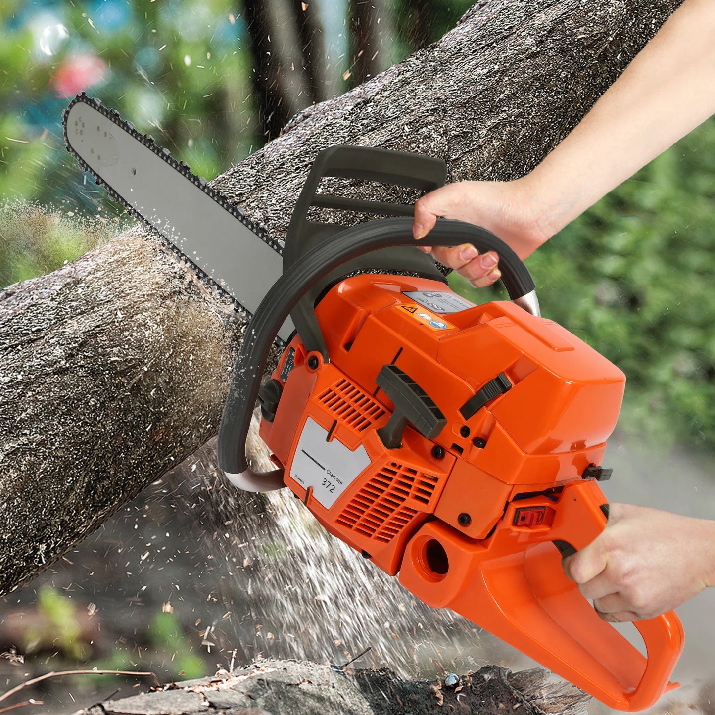 Gas Chainsaw 65cc 71.8cc 3.4KW 3.9KW Engine Perfect for Heavy Duty Tasks