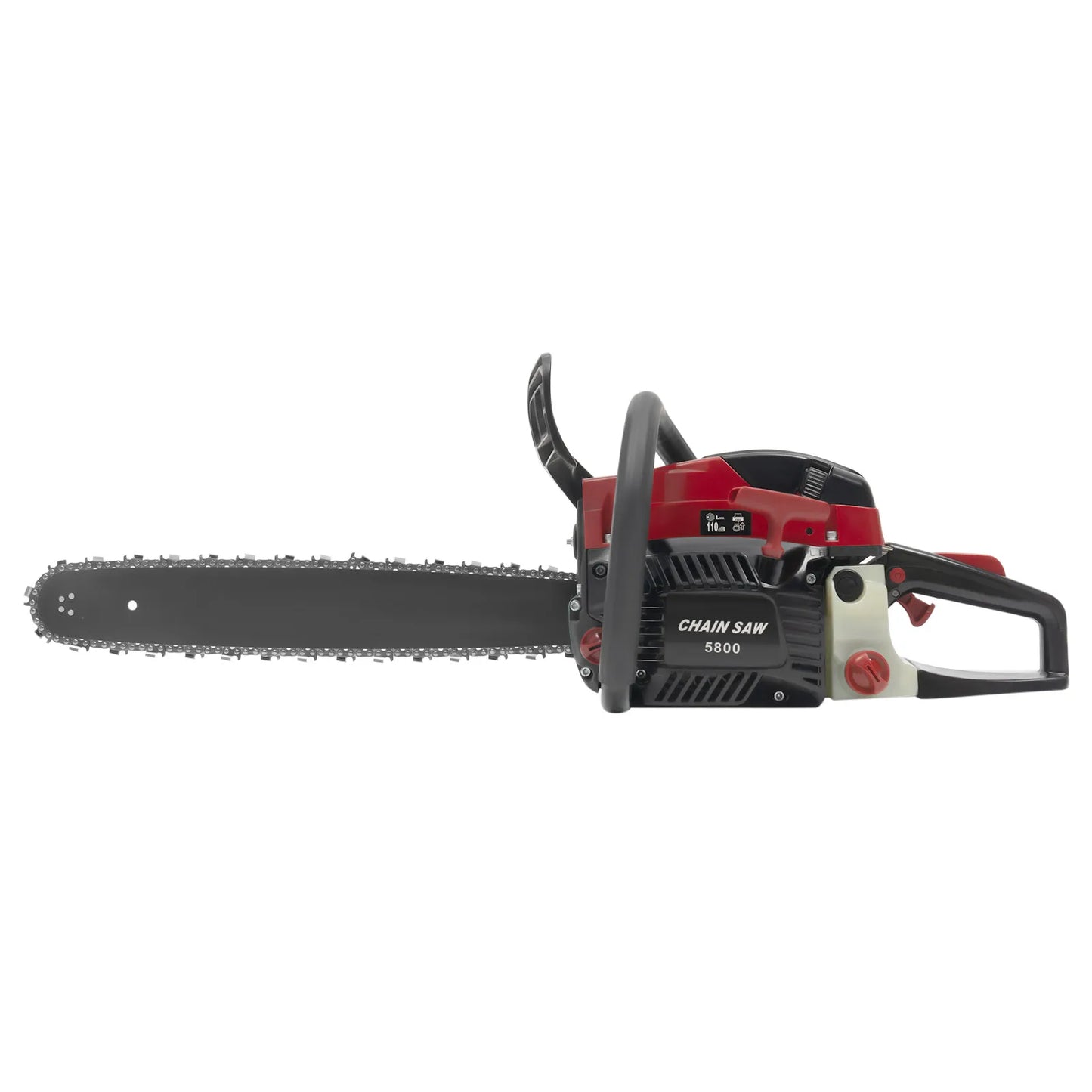 58CC 20 Inches Gasoline Powered Chain Saw Single Cylinder Handheld Wood Cutting Engine 10000rpm for Wood Cutting