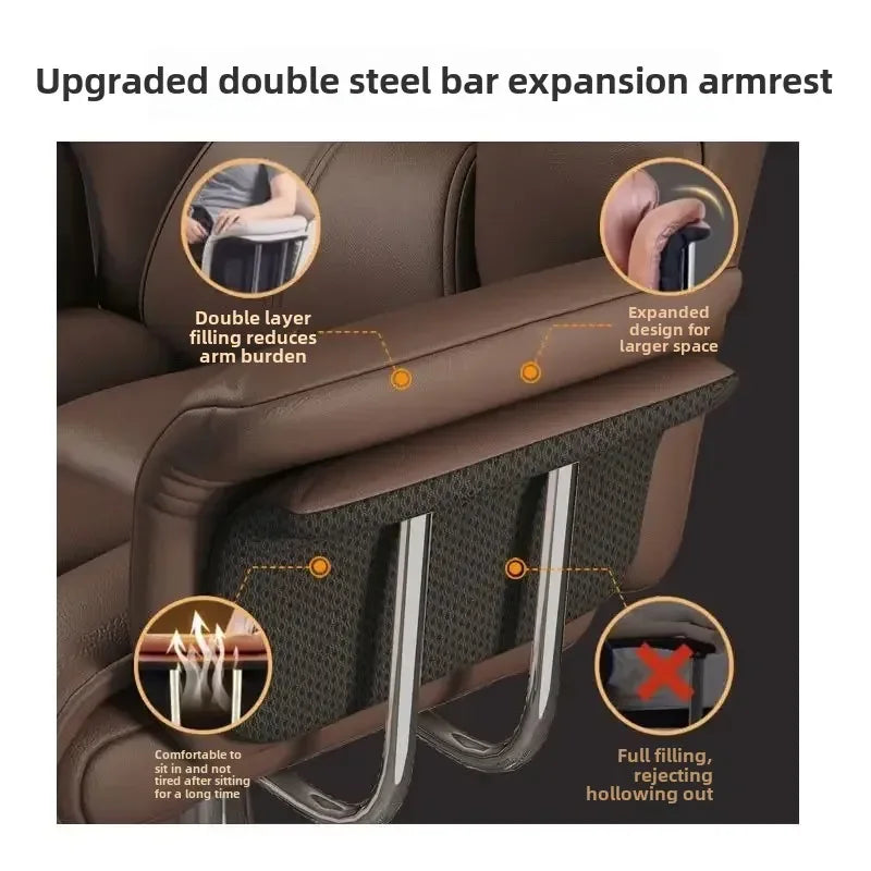Boss Chair, Home Office Computer Comfortable Sofa, Study Room Can Lie Down and Rotate