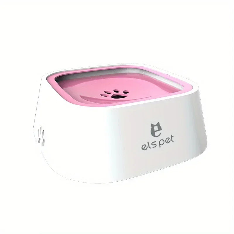 Dog Water Bowl Dog Feeders Slow Water Feeder No-Spill