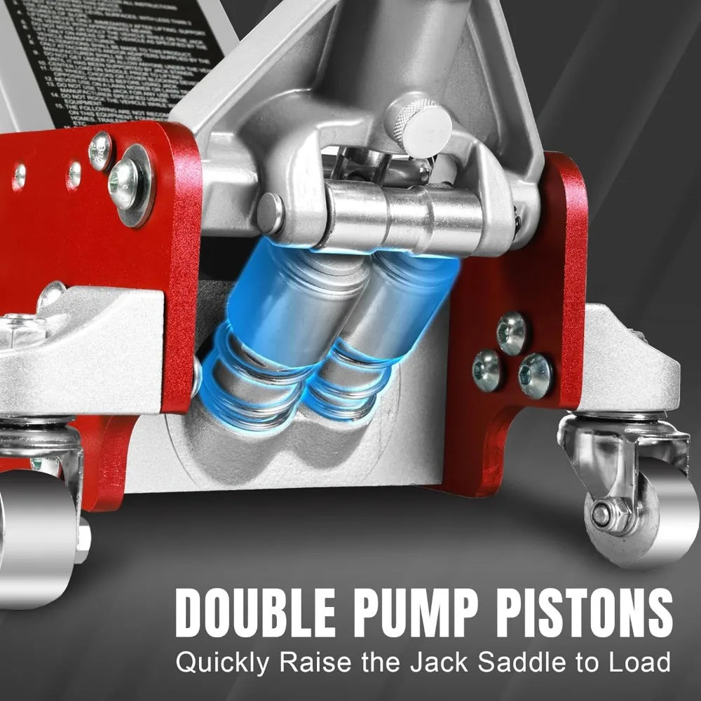 3 Ton Low Profile Aluminum and Steel Racing Floor Jack