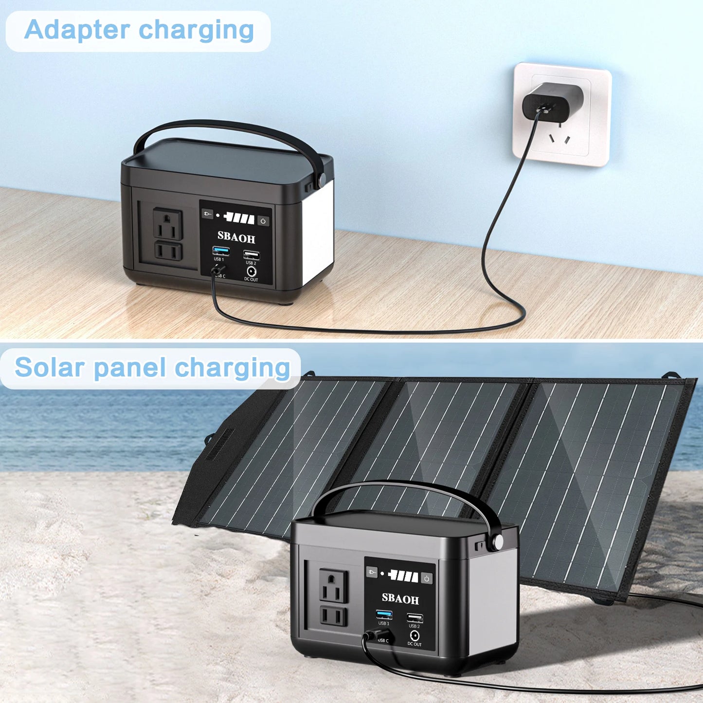 SBAOH Portable Powerstation 88.8Wh Camping Power Station