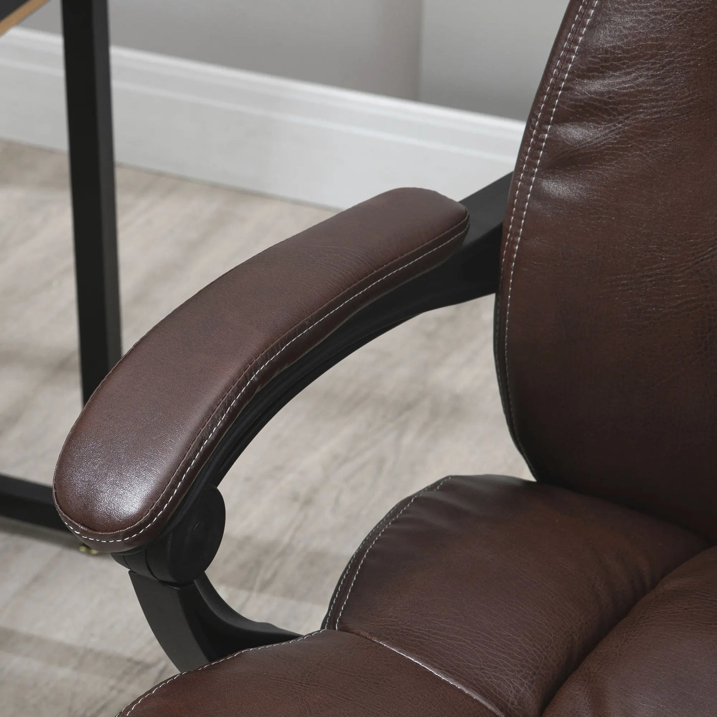 Ergonomic Massaging Vibrating Pu Leather Home Office Swivel Desk Rocking Chair
