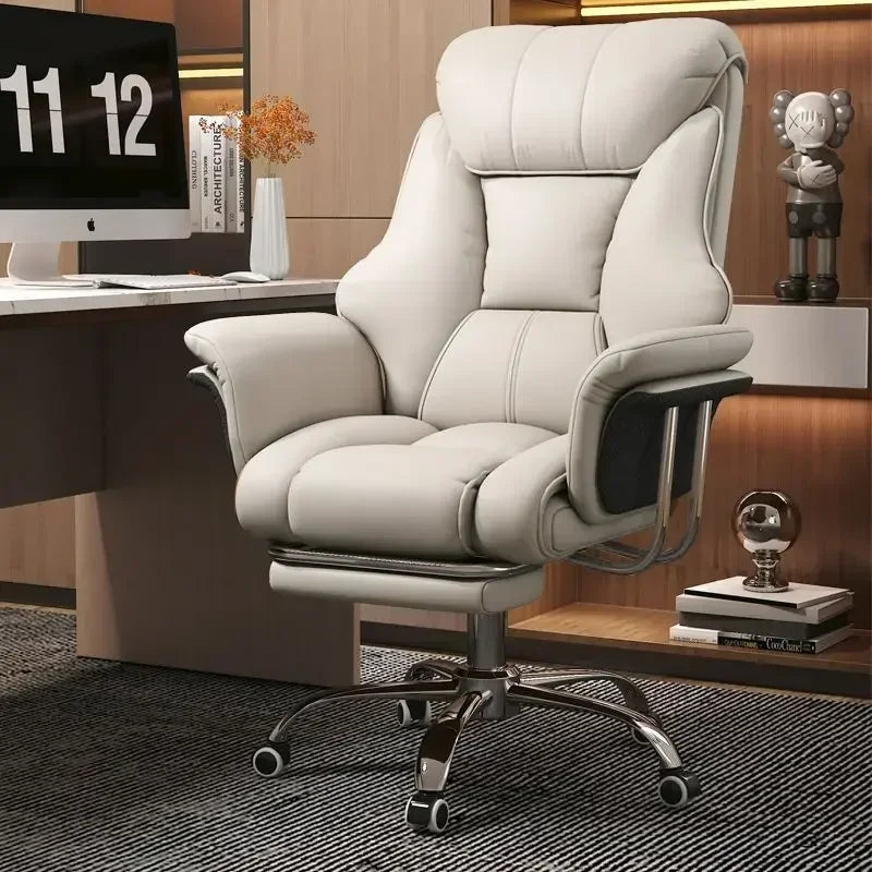 Boss Chair, Home Office Computer Comfortable Sofa, Study Room Can Lie Down and Rotate