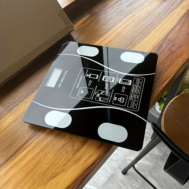 Intelligent Digital Body Scale With Backlit LED Display Screen,Weighing Up To 400 Pounds,Ideal for Weight Management & Fitness