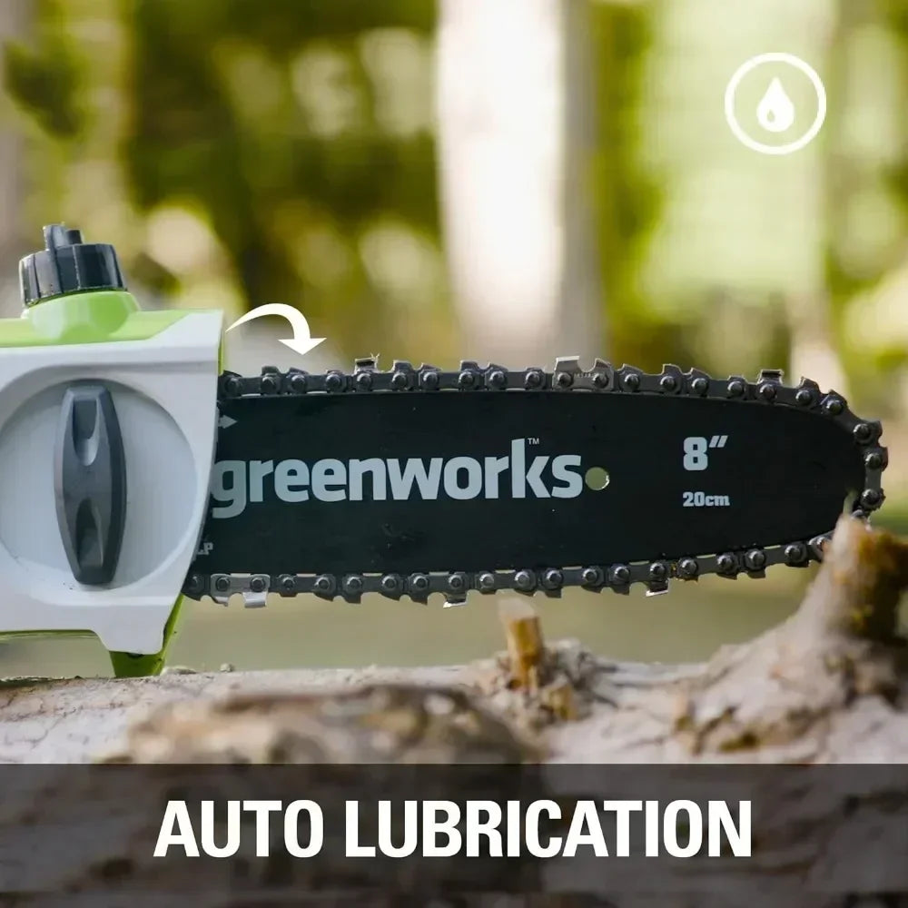 40V 8" Polesaw + Pole Hedge, 2.0Ah Battery (Gen 1)