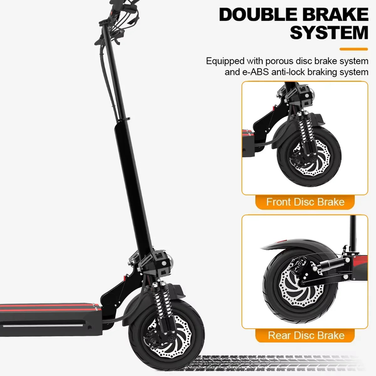 Hign Concerned Chemical SE500 Dual Motors Electric Scooter