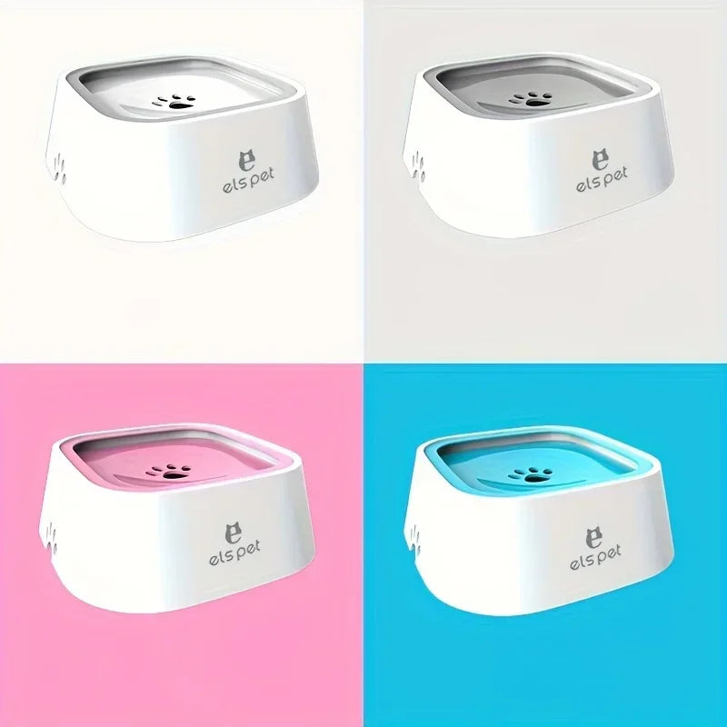 Dog Water Bowl Dog Feeders Slow Water Feeder No-Spill