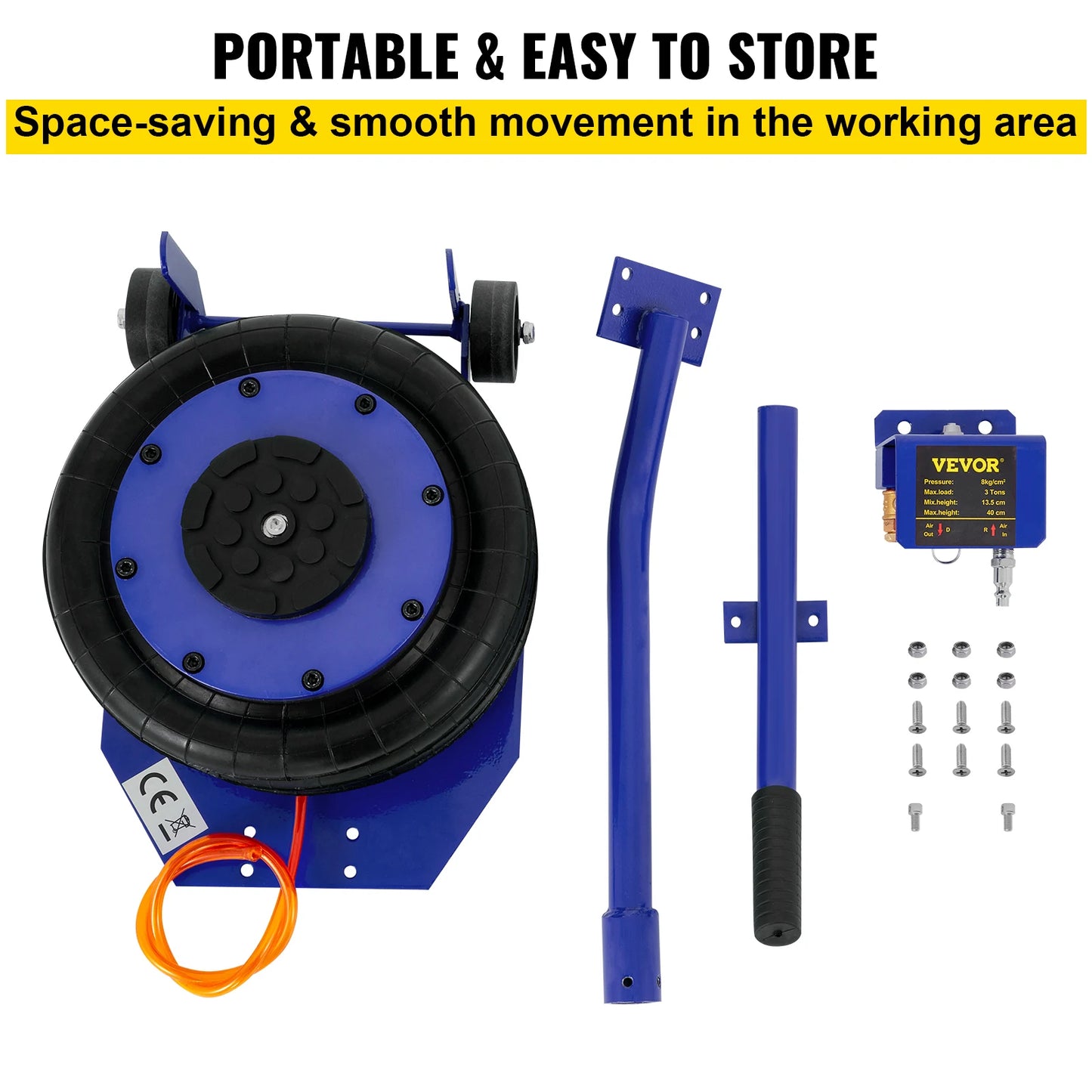 SucceBuy Pneumatic Air Jack Lifter For Cars And Trucks