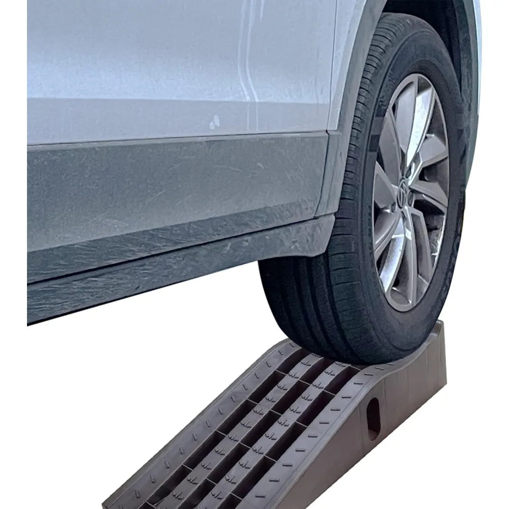 2 Pack Heavy Duty Lift Car Ramps 13000 Lb GVW Deep Grooved