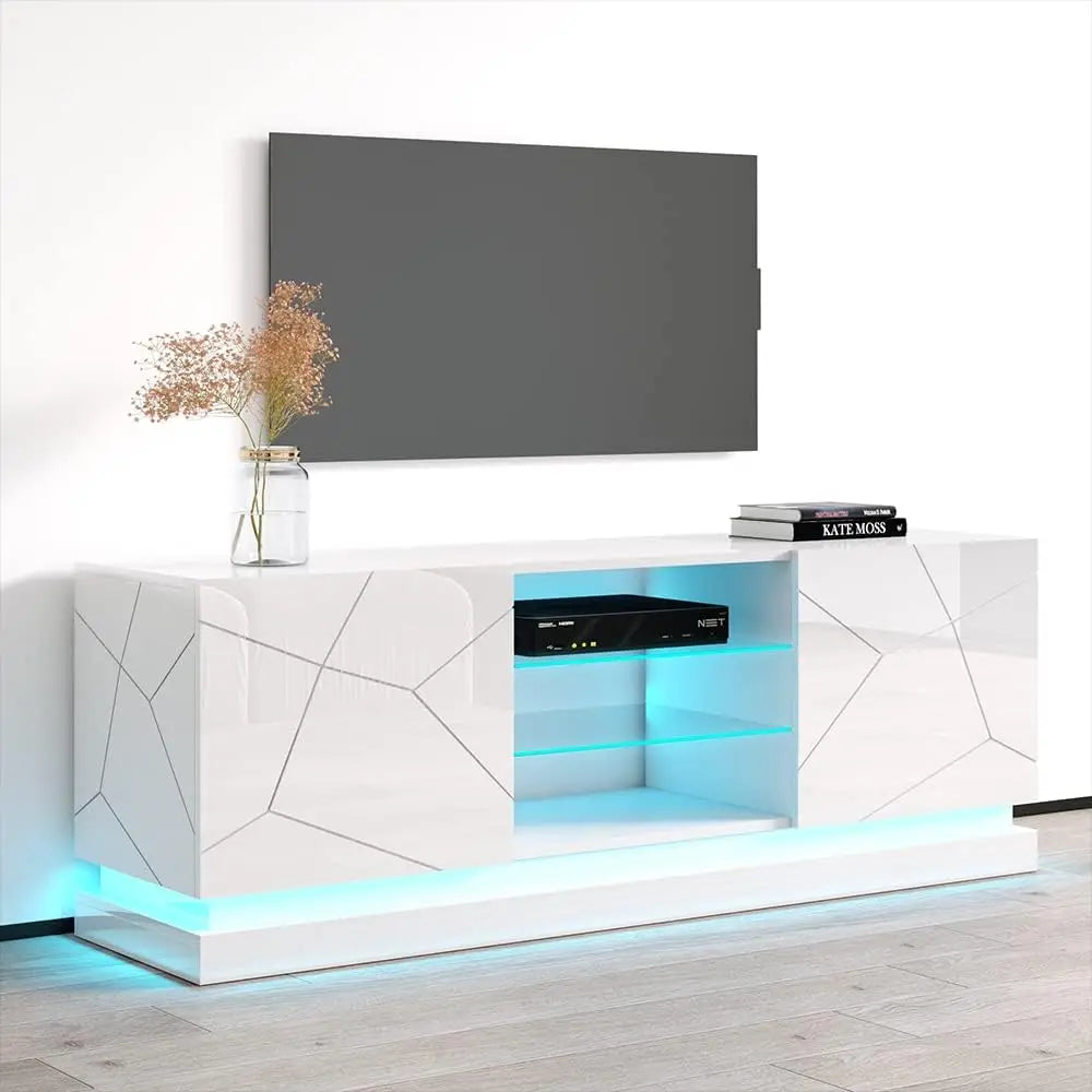 Qiu Modern 63"-79" TV Stand (63 inch)
