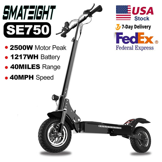Hign Concerned 52V Electric Scooter 2500W Up 50 Miles