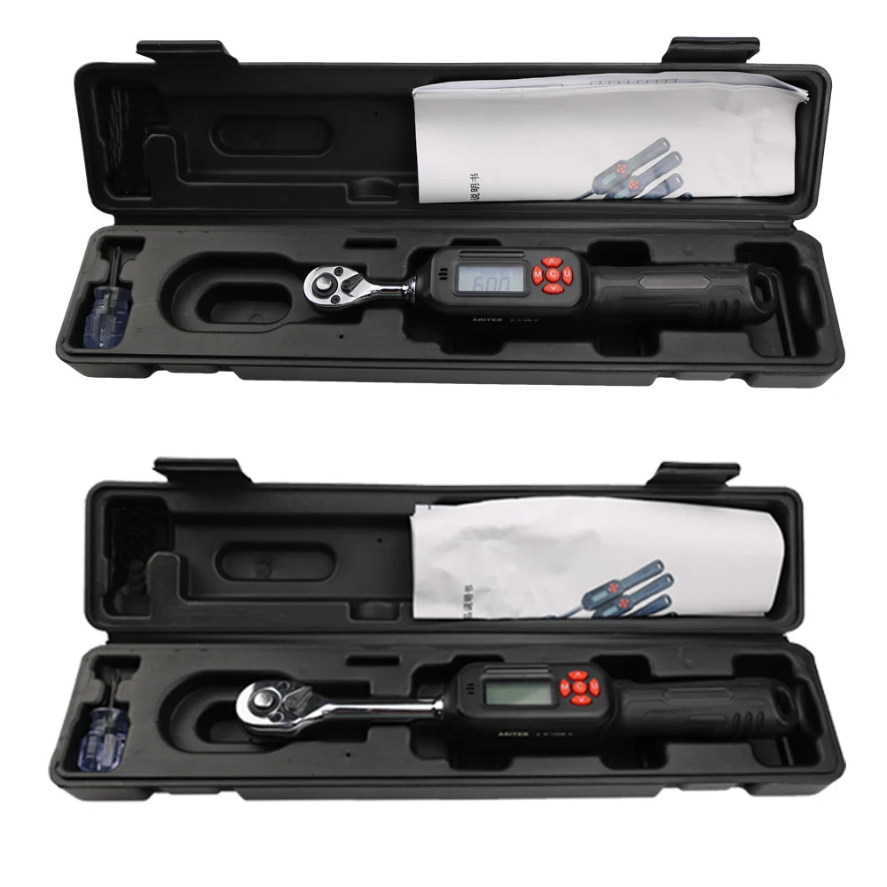 ARITER Mini Digital Torque Wrench 1/4‘’ 3/8‘’ Professional Adjustable Bike Car Repair Torque Wrench Hand Tools