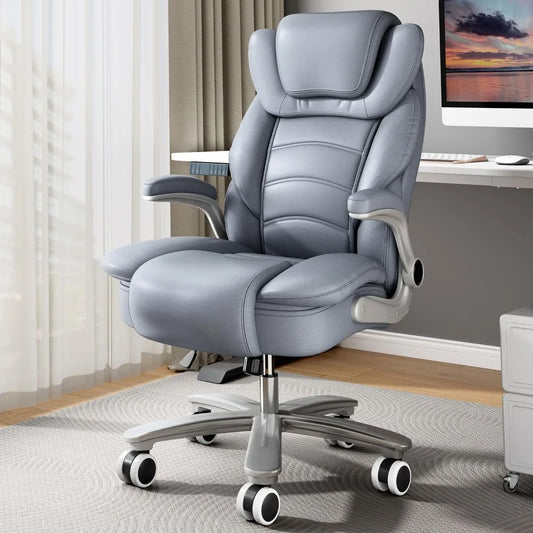 MKDK 400Lb Heavy Duty Ergonomic Office Chair With Flip Arms