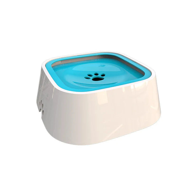 1.5L Dog Drinking Water Bowls Floating Non-Wetting Mouth Cat