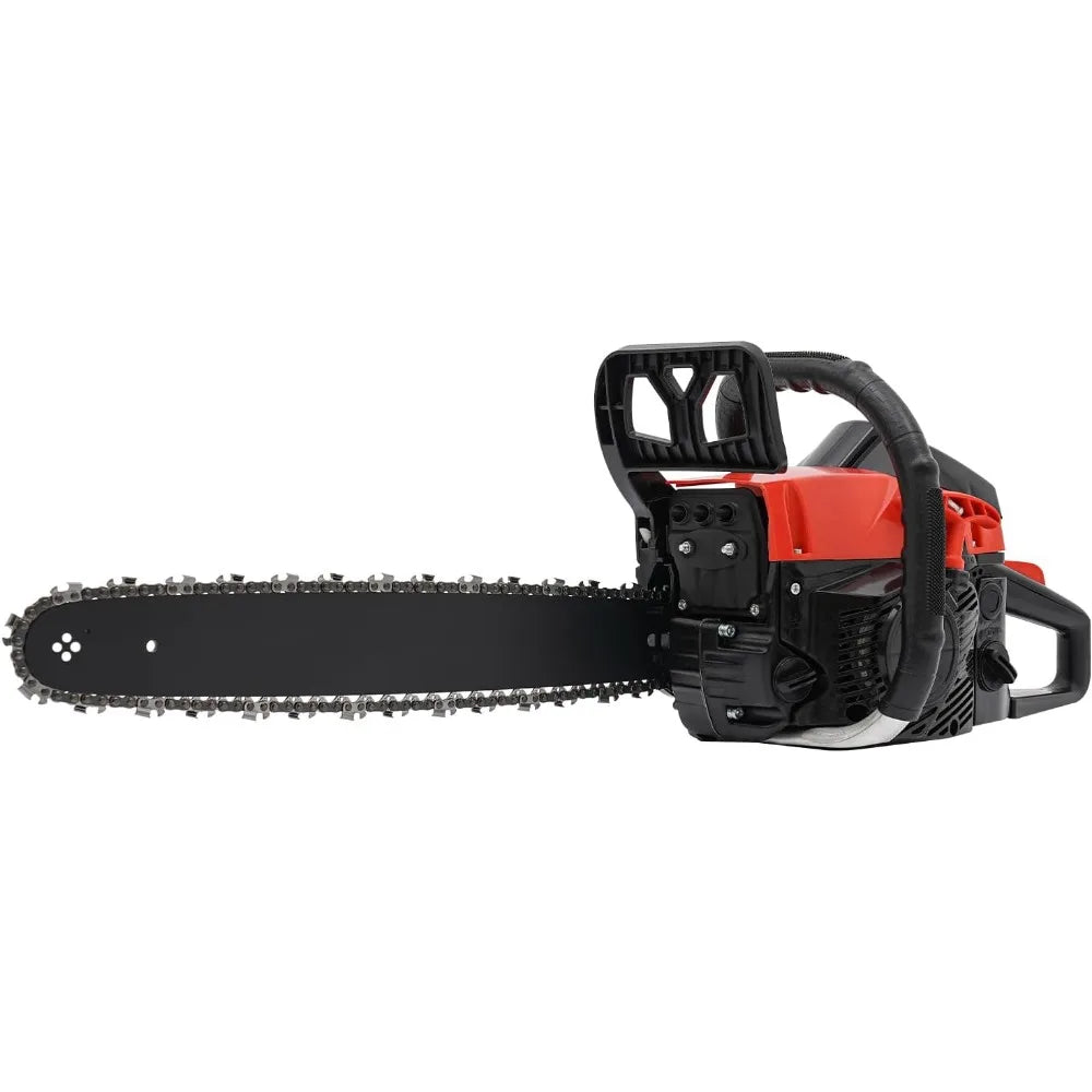 18 Inch Gas Chainsaw 58CC Gas Power Chain Saw Cordless Gas Powered Chainsaw Petrol Handheld Gasoline Chainsaws