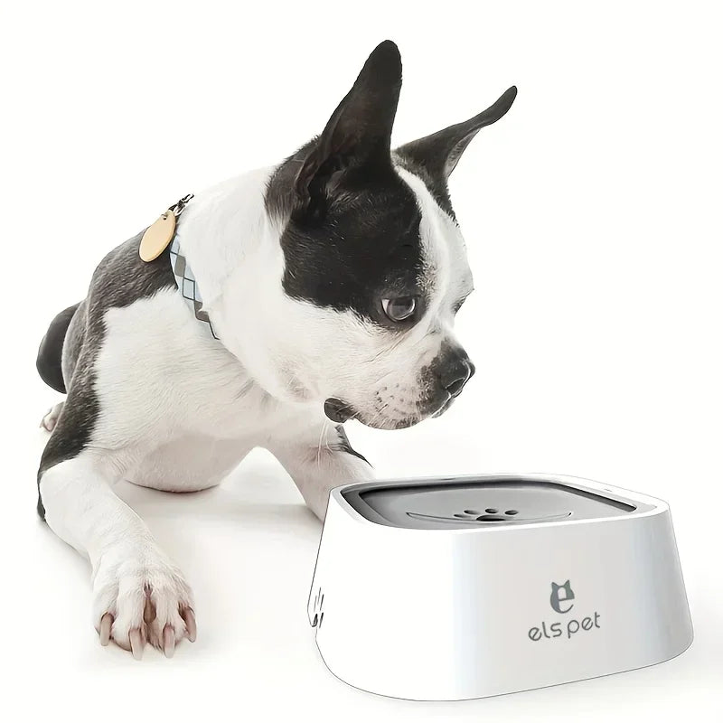 Dog Water Bowl Dog Feeders Slow Water Feeder No-Spill