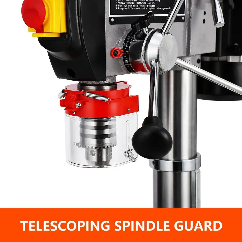 15in Benchtop Drill Press 7.5A Pure Copper Motor Machine