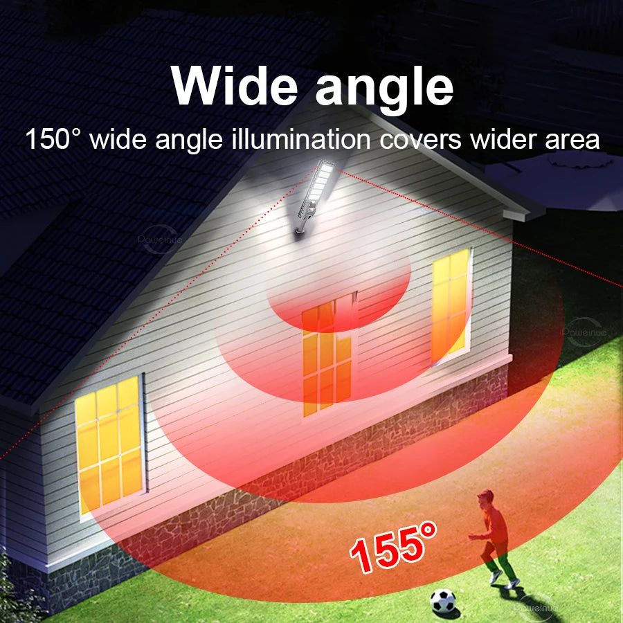 2024 Newest 600W LED Outdoor Solar Lights Motion Sensor