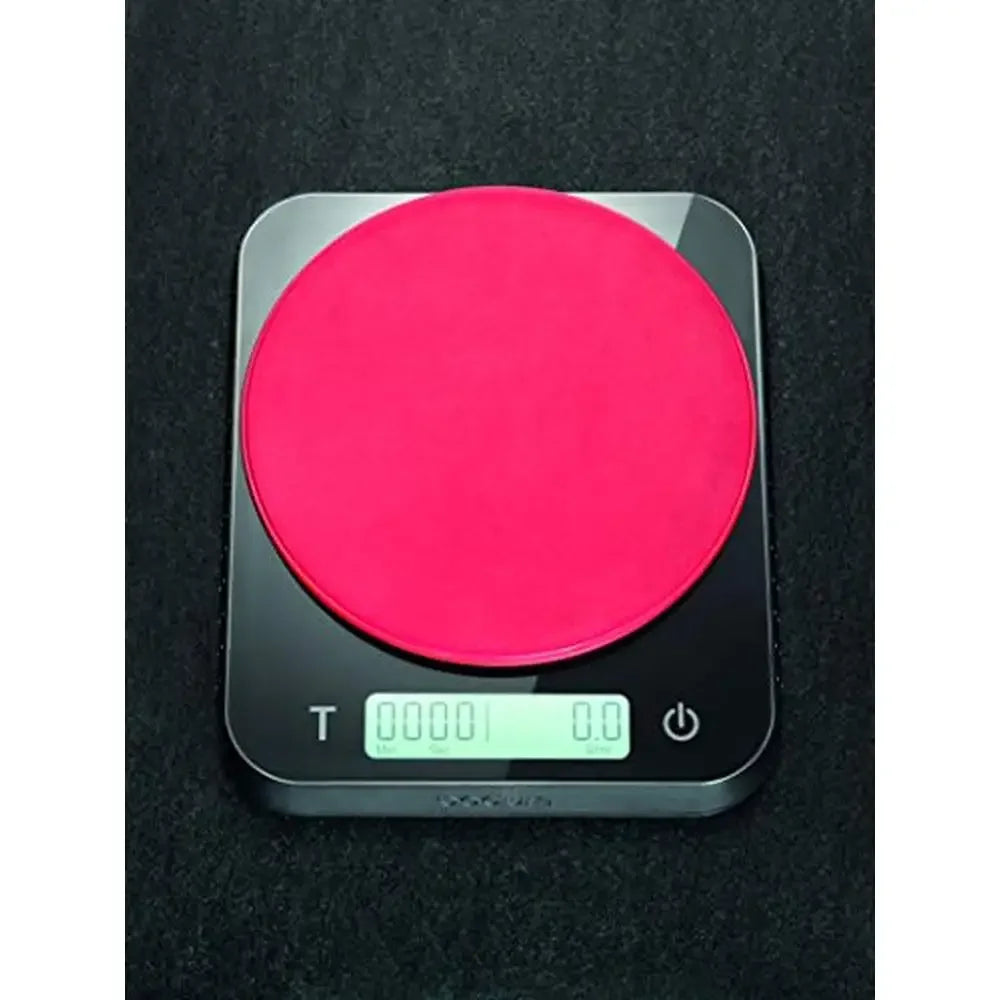Digital Food Scale with Backlit Timer 11 Lbs. Capacity Black Precision Cooking and Baking Scale